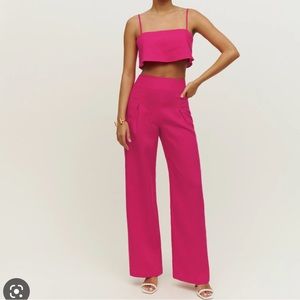 Reformation - Cleo linen two piece set